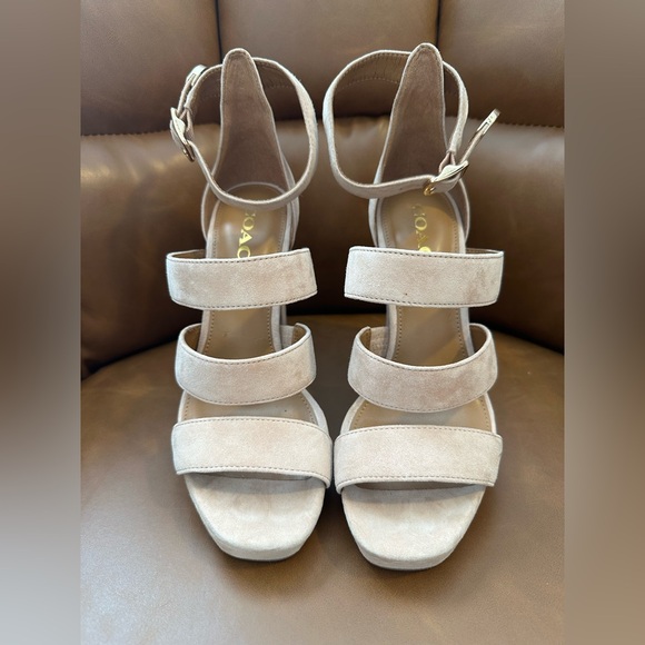 COACH Marina Platform Strappy Heels Sandals size 6.5 - Picture 5 of 10